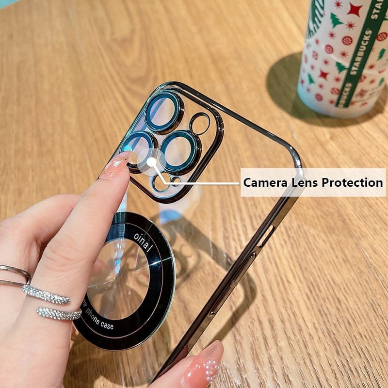 Transparant Magnetisch Geschikt Voor iPhone Hoesje