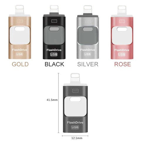 4-in-1 mobiele USB-stick