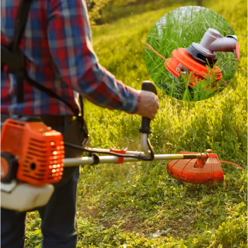 TrimmerHead: Zwaar Gebruik Gras Trimmer Kop Voor Gazon En Tuin