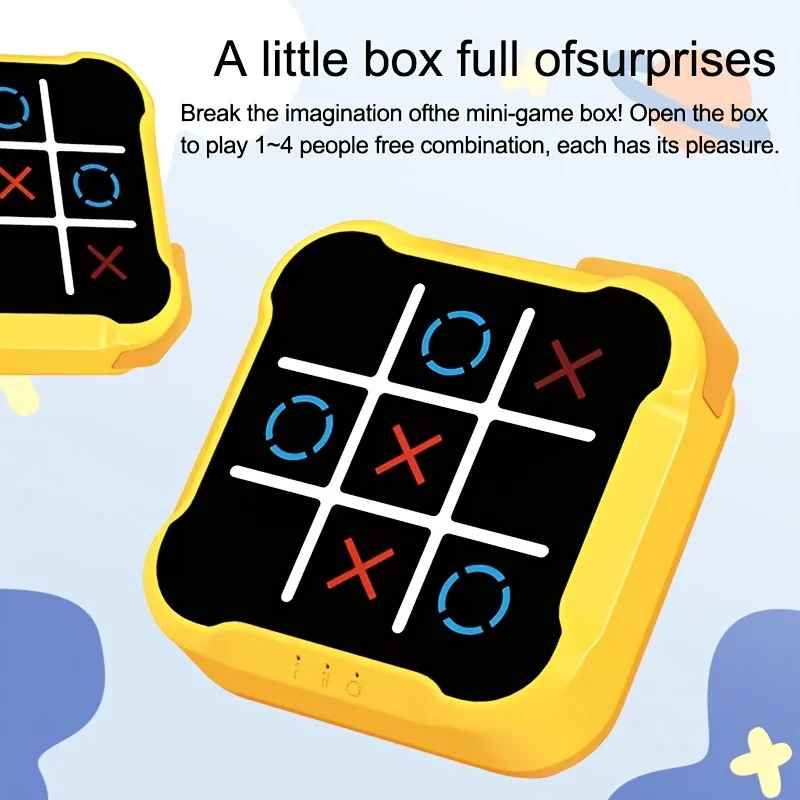 Kletshuts™ FunTicTacToe: Interactief Elektronisch Boter-Kaas-En-Eieren Spel Voor Alle Leeftijden