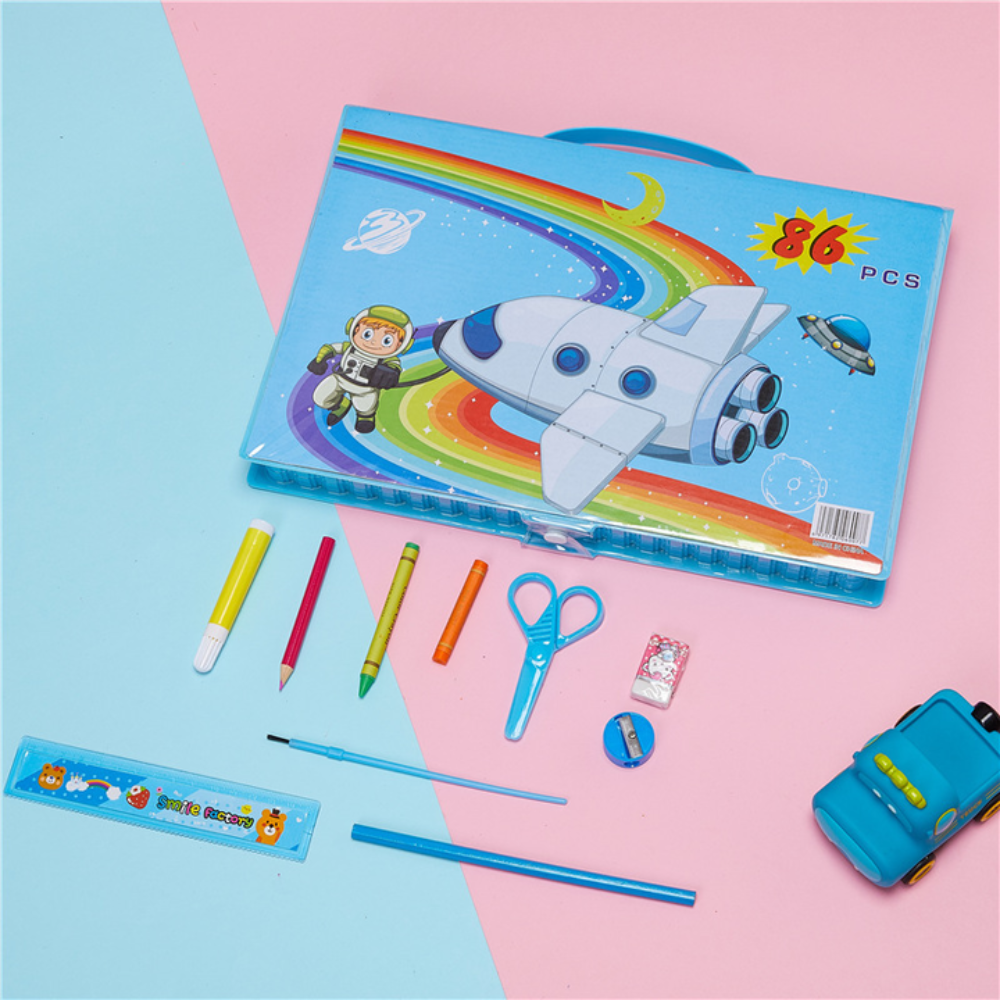Kletshuts™ ColoringSet: Verbazingwekkend Draagbaar Kinderen Kleuring Kit
