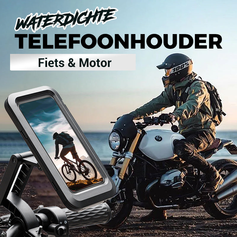 💥 NU -50%! Waterdichte Telefoonhouder voor Fiets & Motor – Mis het niet!