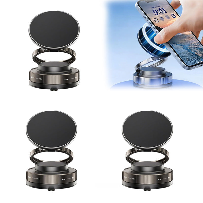 🔥Koop meer, bespaar meer🔄360° verstelbare vacuüm magnetische telefoonhouder📱🚗