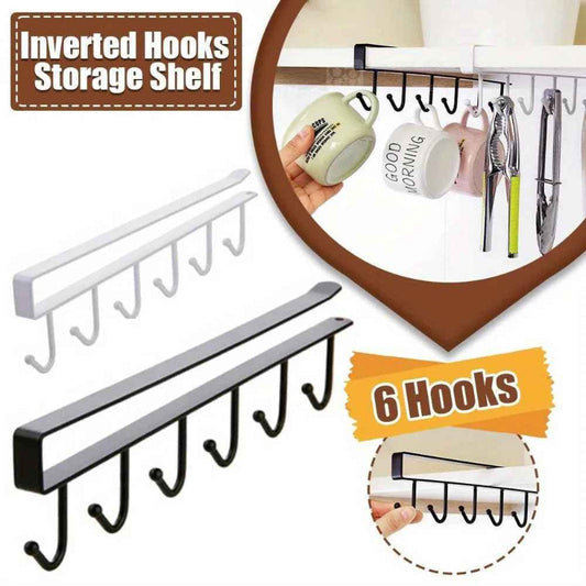 GlideHold® ShelfHooks 1+1 GRATIS: Plank Opknoping Rack Haken Voor Keuken En Kast