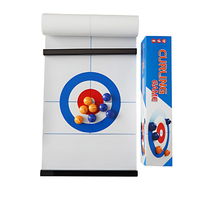 Kletshuts™ CurlingGame: Tafel Curlingspel Voor Alle Leeftijden