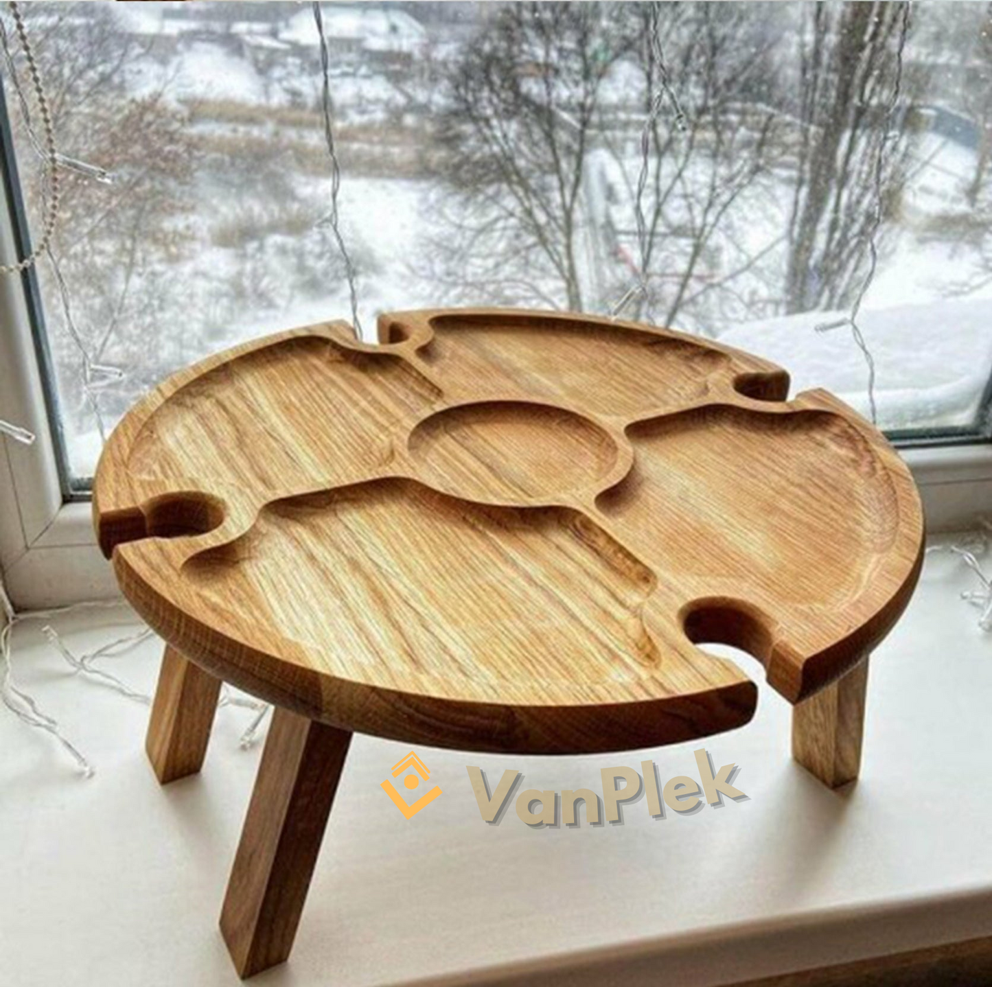 UltiFurni® WoodenFold- Houten Klaptafel