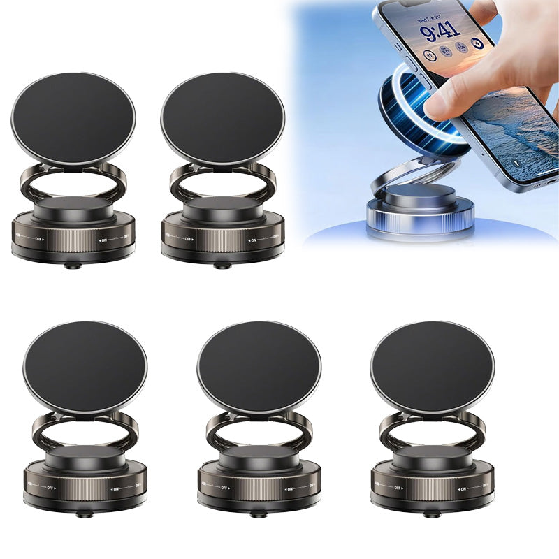 🔥Koop meer, bespaar meer🔄360° verstelbare vacuüm magnetische telefoonhouder📱🚗