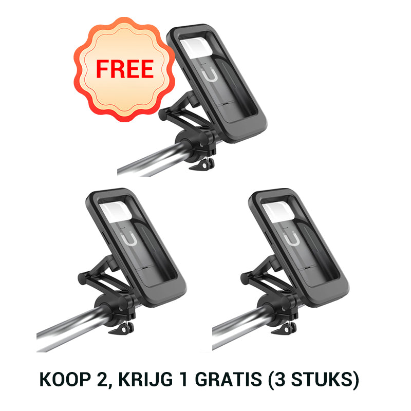 💥 NU -50%! Waterdichte Telefoonhouder voor Fiets & Motor – Mis het niet!