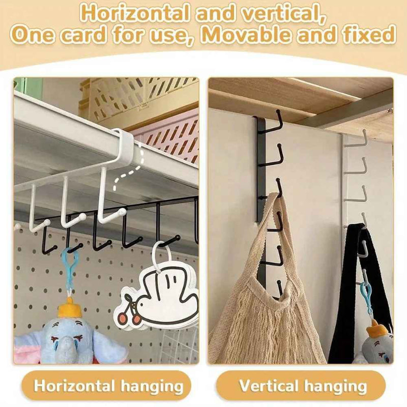 GlideHold® ShelfHooks 1+1 GRATIS: Plank Opknoping Rack Haken Voor Keuken En Kast
