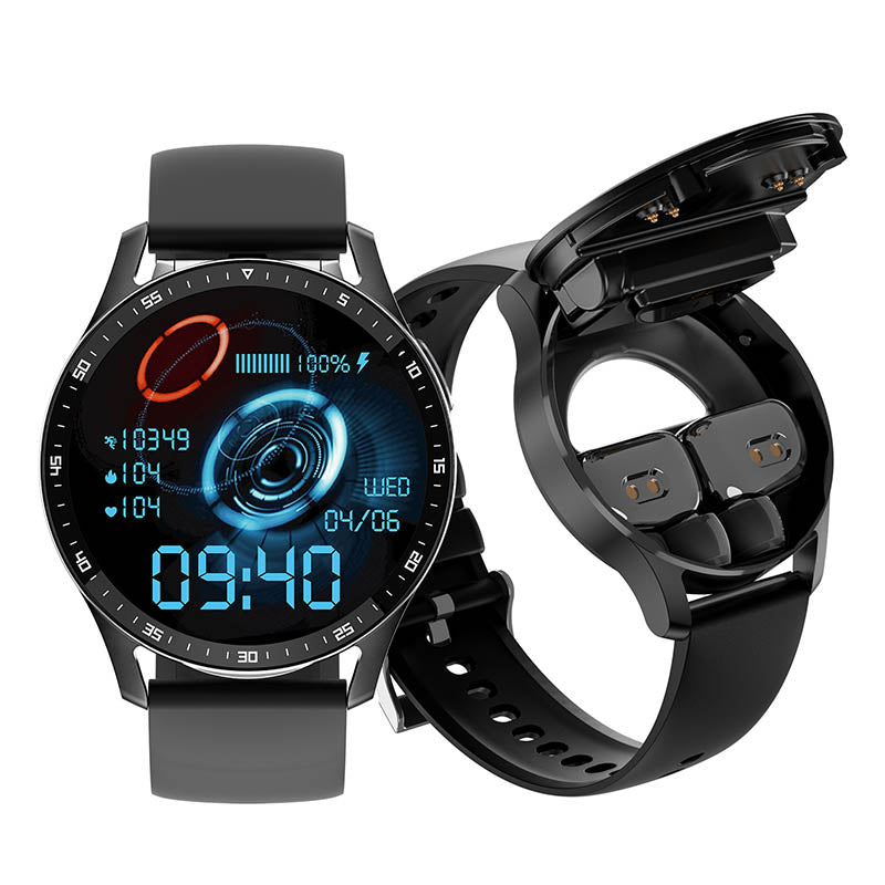 💖Beperkte uitverkoop 50% UIT💖⌚2 IN 1 SMARTWATCH MET OORPHONES