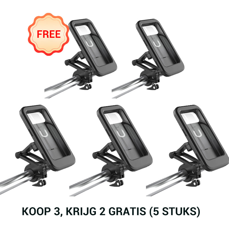 💥 NU -50%! Waterdichte Telefoonhouder voor Fiets & Motor – Mis het niet!