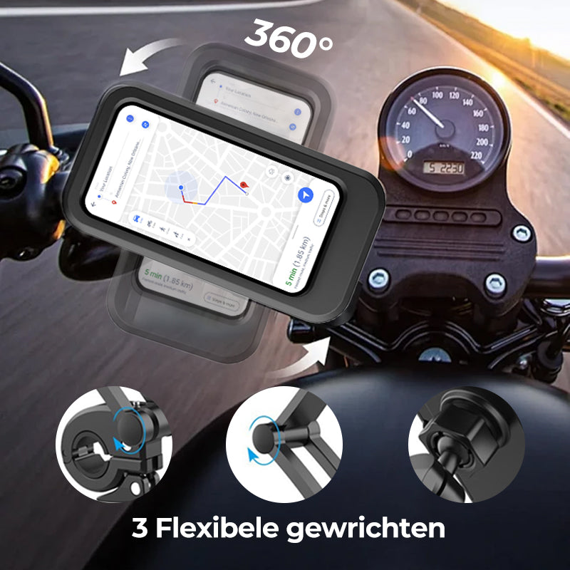 💥 NU -50%! Waterdichte Telefoonhouder voor Fiets & Motor – Mis het niet!