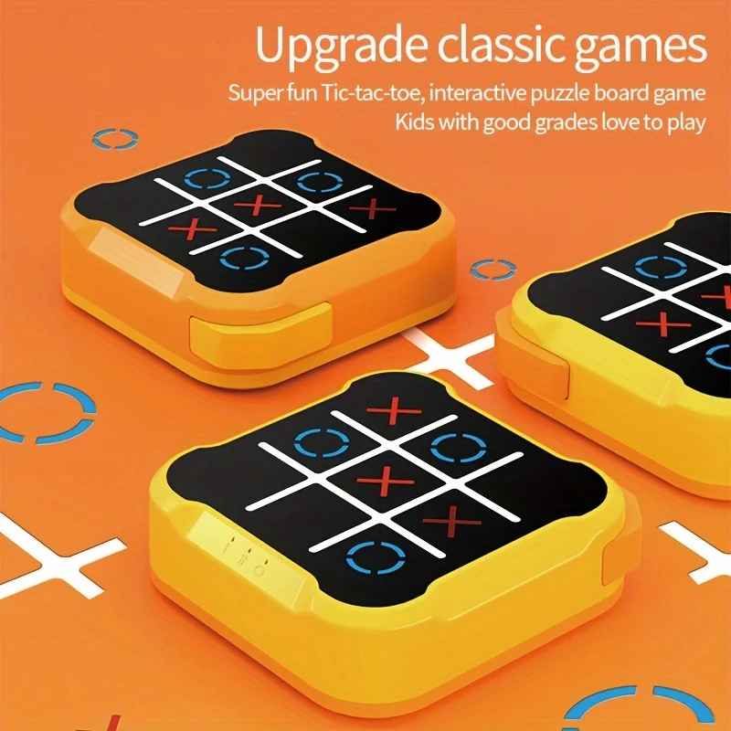 Kletshuts™ FunTicTacToe: Interactief Elektronisch Boter-Kaas-En-Eieren Spel Voor Alle Leeftijden
