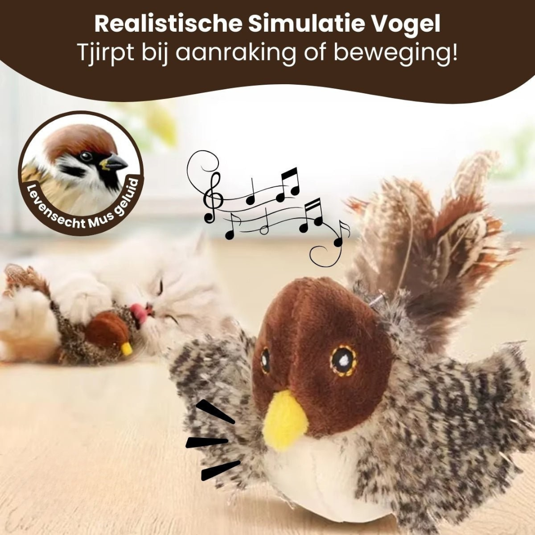 ChirpBird™ I Simulatie Vogel voor Katten