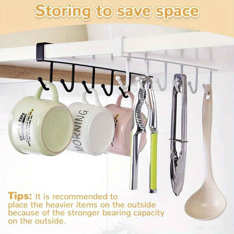 GlideHold® ShelfHooks 1+1 GRATIS: Plank Opknoping Rack Haken Voor Keuken En Kast