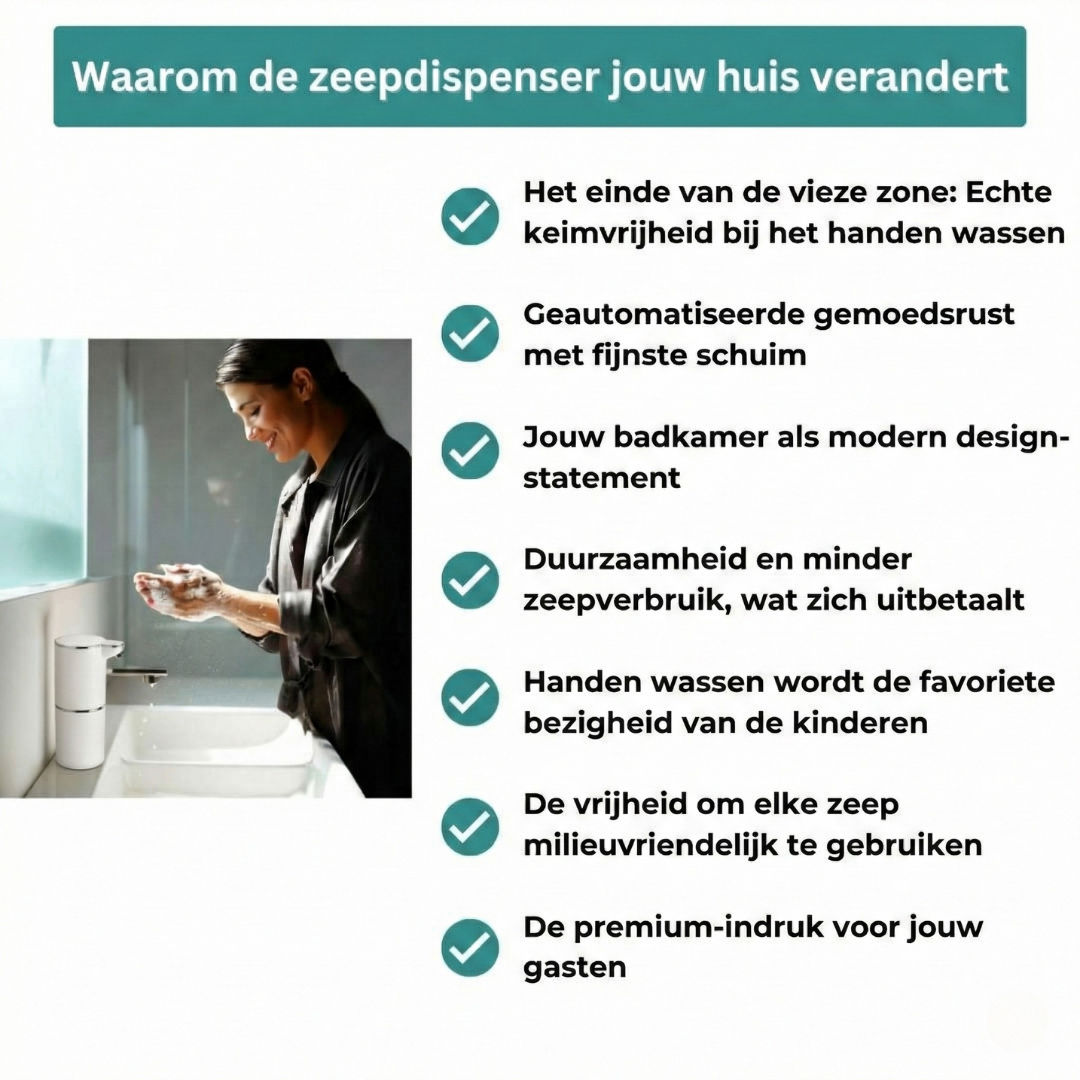 De Slimme Sensor Zeepdispenser XL