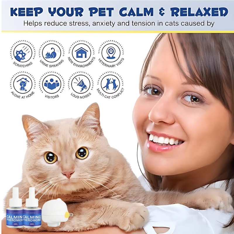 DogCatFri™  PetDiffuser: Huisdier Kalmerende Feromoon Diffuser Set