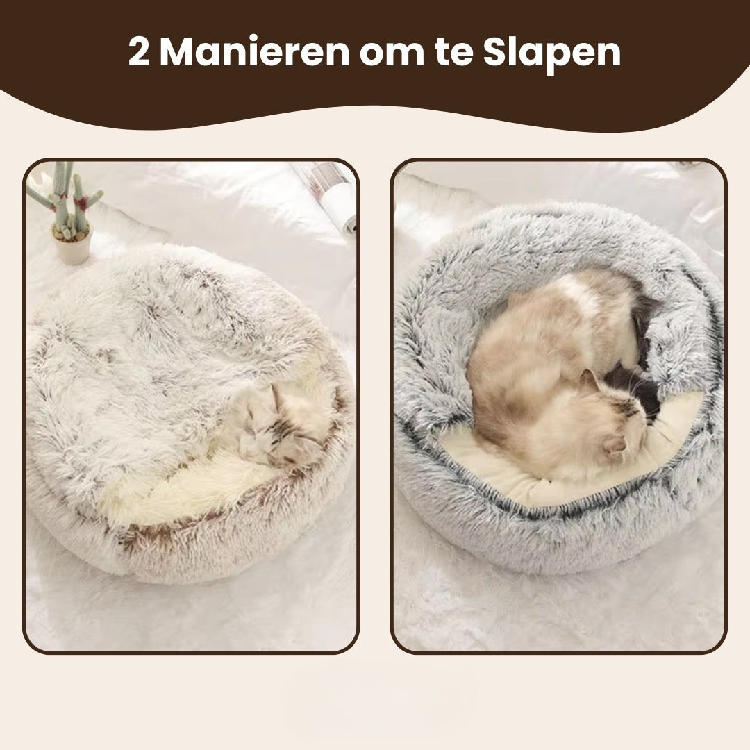Luxe Kalmerend Slaapnest - Voor Katten & Kleine Honden