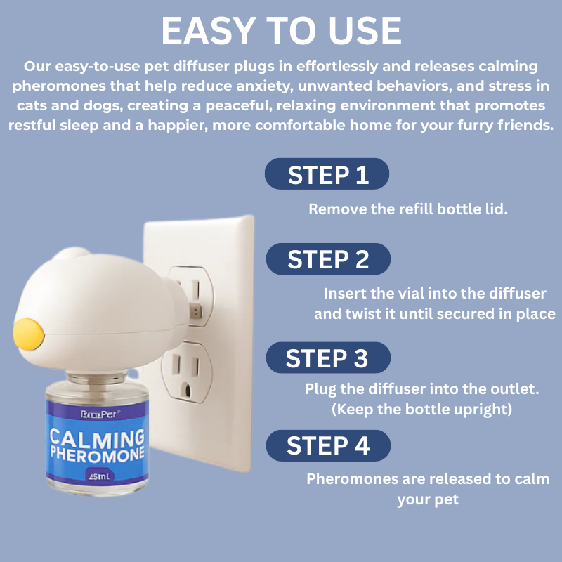 DogCatFri™  PetDiffuser: Huisdier Kalmerende Feromoon Diffuser Set