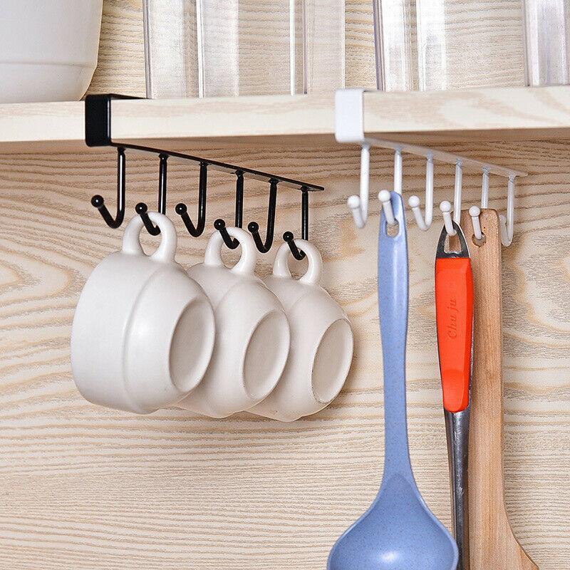 GlideHold® ShelfHooks 1+1 GRATIS: Plank Opknoping Rack Haken Voor Keuken En Kast