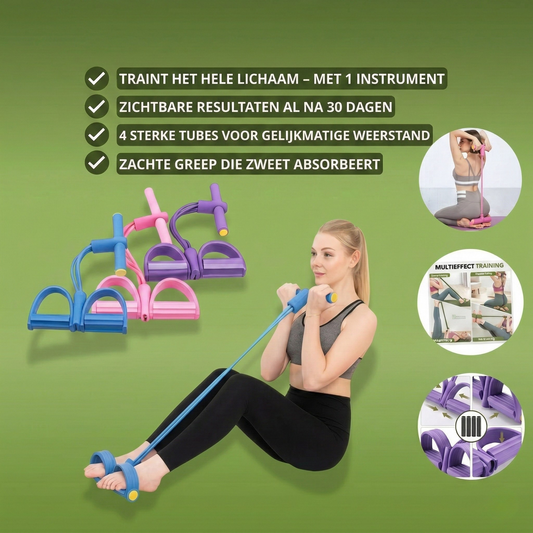 Multifunctionele trainingsband voor het hele lichaam