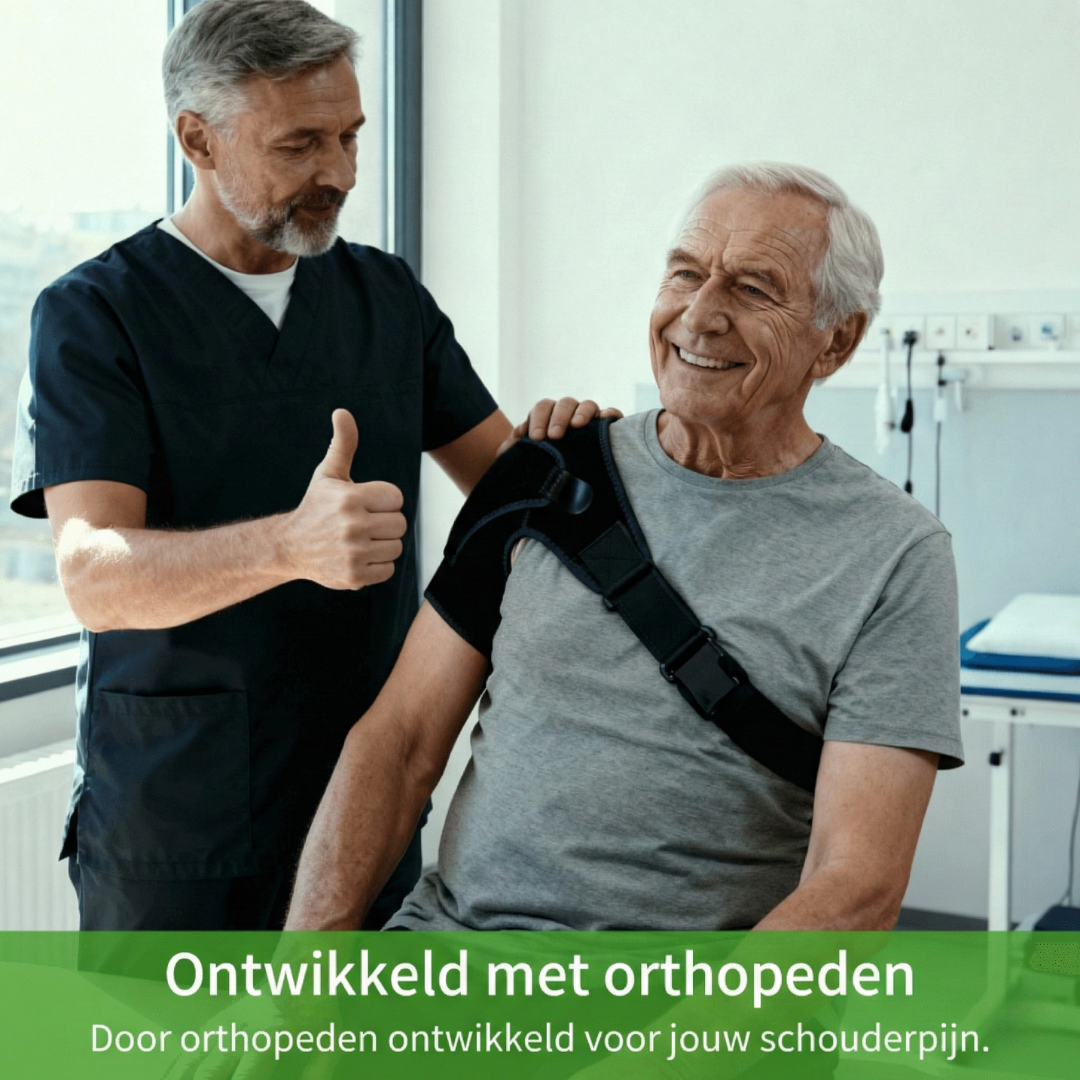 SamenFlex™ Schouderbrace – Comfortabele Ondersteuning voor Directe Pijnverlichting