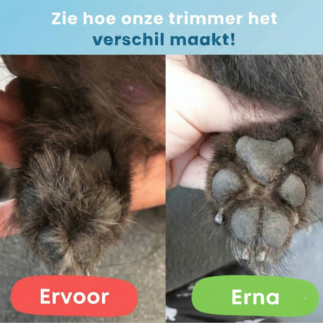 Trimmer voor hondenpootjes (Geluidsarm & Draadloos)