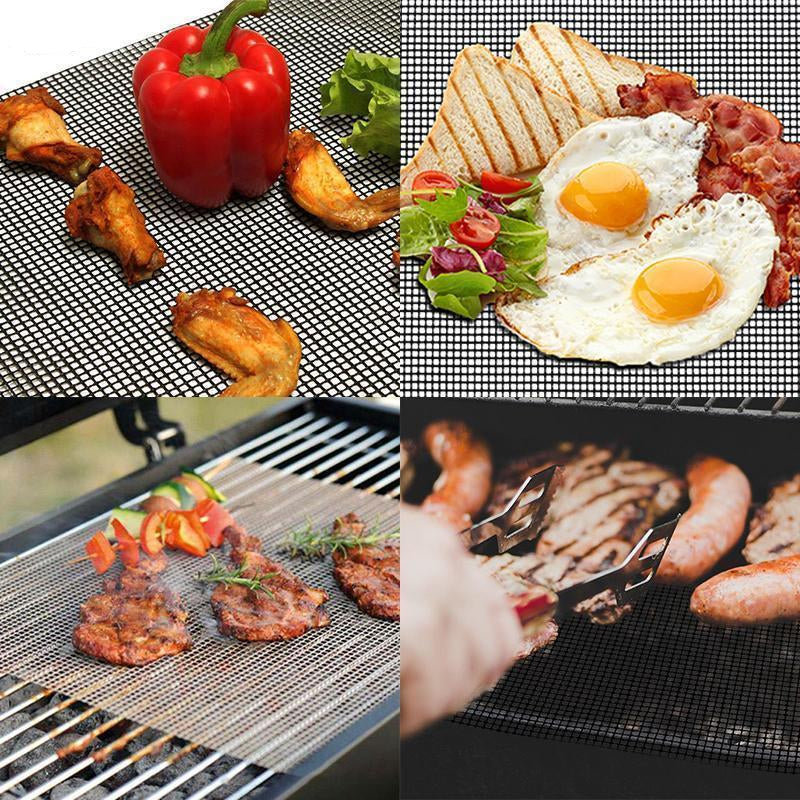 Globetrek° GrillNet: Herbruikbaar Hittebestendig Antiaanbak BBQ-Grillnet