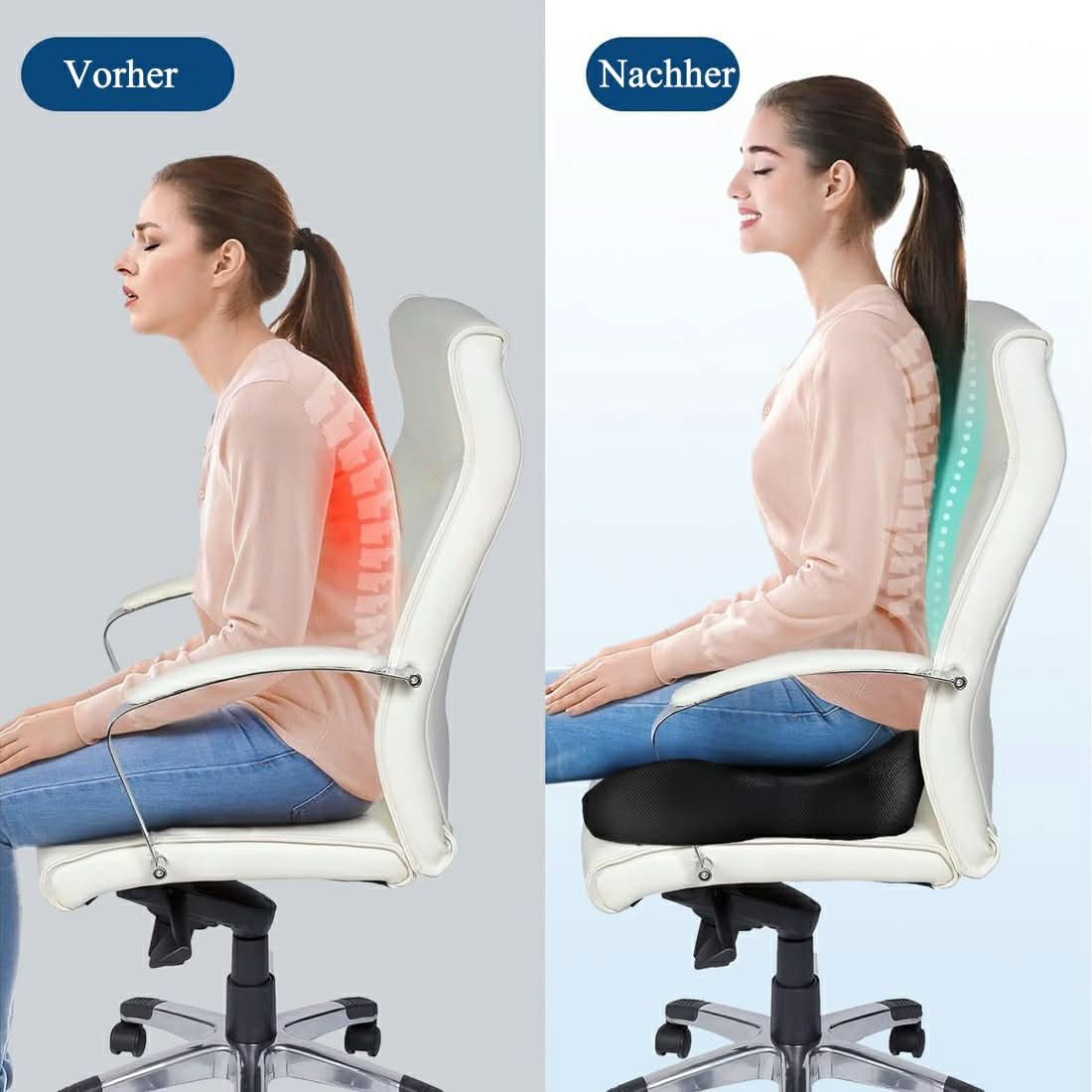 🎁LAATSTE DAG 50% KORTING🔥Ergonomisch traagschuim zitkussen