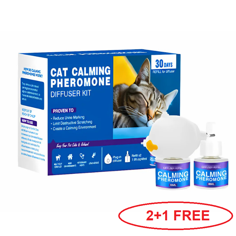 DogCatFri™  PetDiffuser: Huisdier Kalmerende Feromoon Diffuser Set