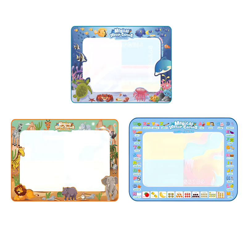 Kletshuts™ WaterCanvas: Herbruikbare Water Doodle Canvas Set Voor Kinderen