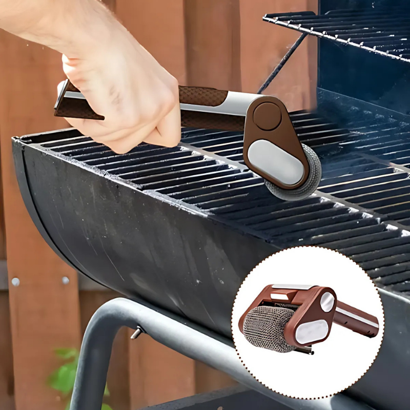 Cleaner Pro° GrillCleaner: Oplaadbaar Elektrisch Borstelloos Grillreiniger Roller
