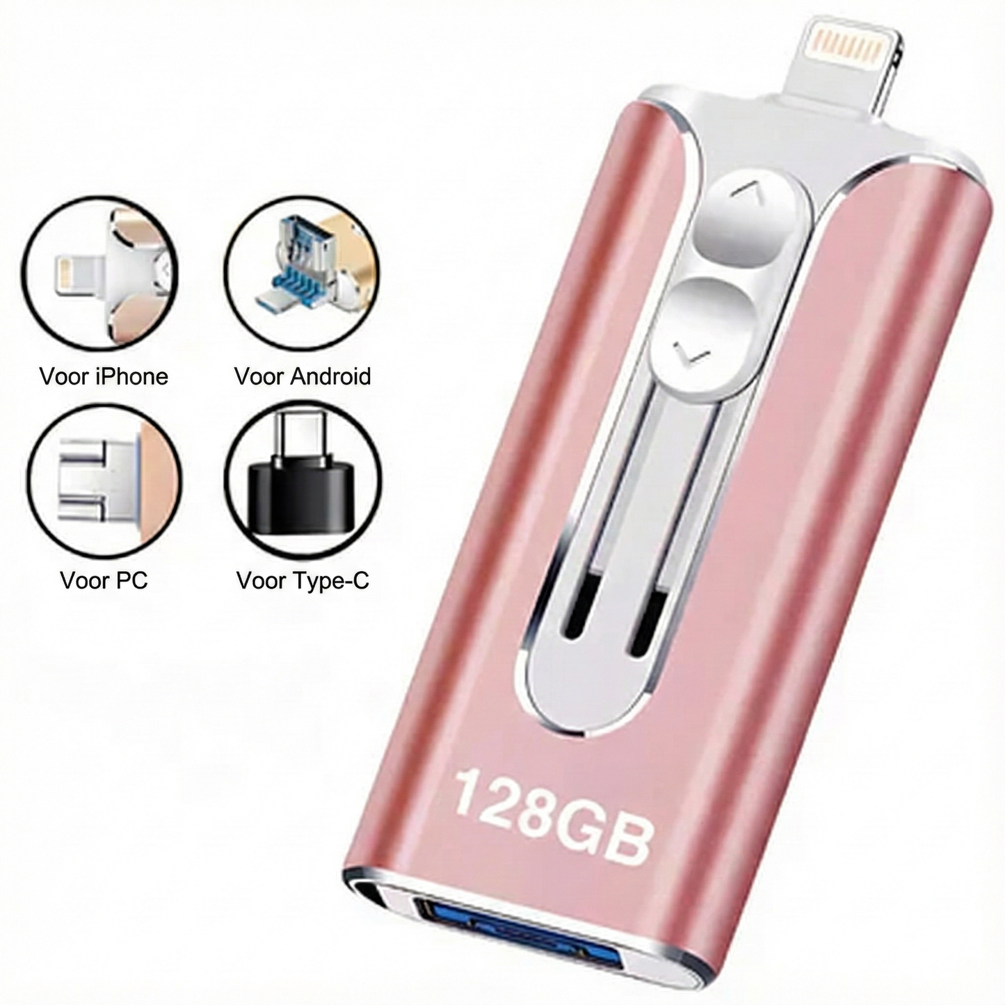 USB Drive 4‑In‑1