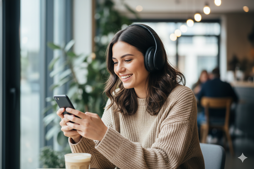 Draadloze Bluetooth Koptelefoon – Comfortabel & Krachtig Geluid