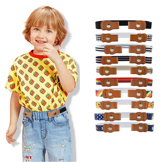 Kletshuts™ StretchBelt 1+1 GRATIS: Comfortabel Rekbaar Gesps Vrij Kinderen Riem