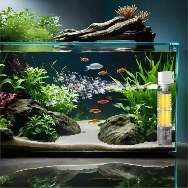 AquariumFilter: Water Circulatie En Filtratie Akvarium Filter Set