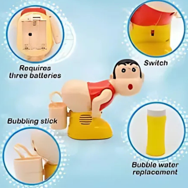 Kletshuts™ BubbleFun: Leuk Elektrisch Bubbel Blazer Jongen Machine Speelgoed