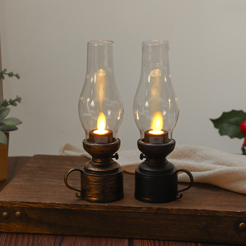 Ledsen™ VintageLamp 1+1 GRATIS: Vintage LED Kerosine Lamp Met Flikkerend Vlam
