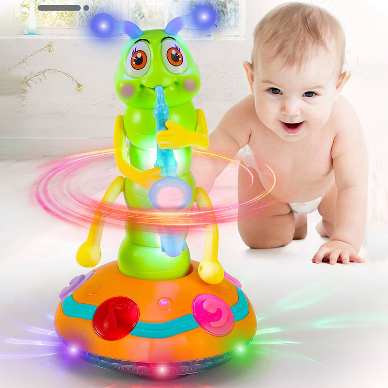 Kletshuts™ CaterpillarToy: Interactieve Lichten En Muziek Rups Kinderen Spelen Speelgoed