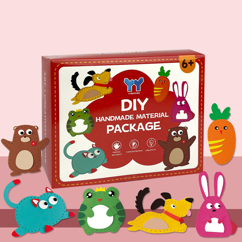 Kletshuts™ SewingCraft 1+1 GRATIS: DIY Dier Naaiset Kit Kinderen Creatief Knutselen Set