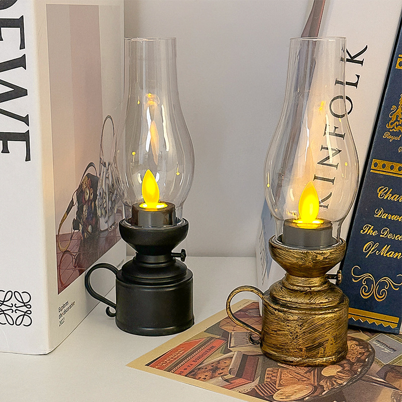 Ledsen™ VintageLamp 1+1 GRATIS: Vintage LED Kerosine Lamp Met Flikkerend Vlam