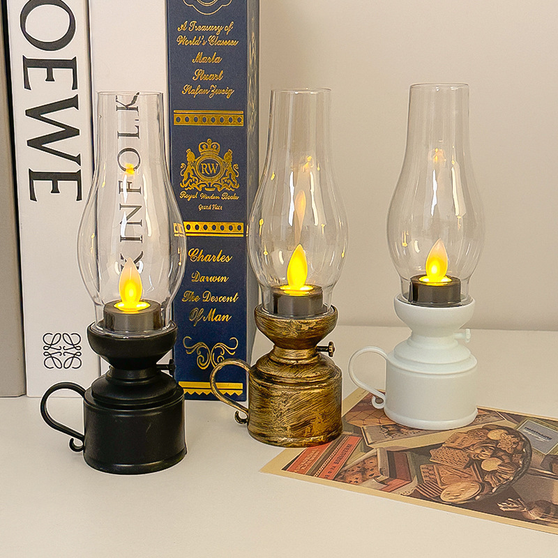 Ledsen™ VintageLamp 1+1 GRATIS: Vintage LED Kerosine Lamp Met Flikkerend Vlam