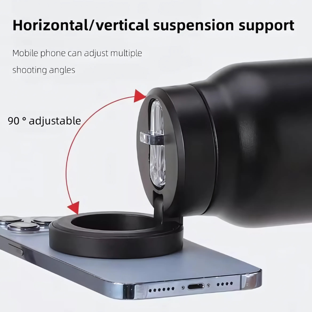 Holder360° MagneticBottle: Magnetische Waterfles Telefoonhouder