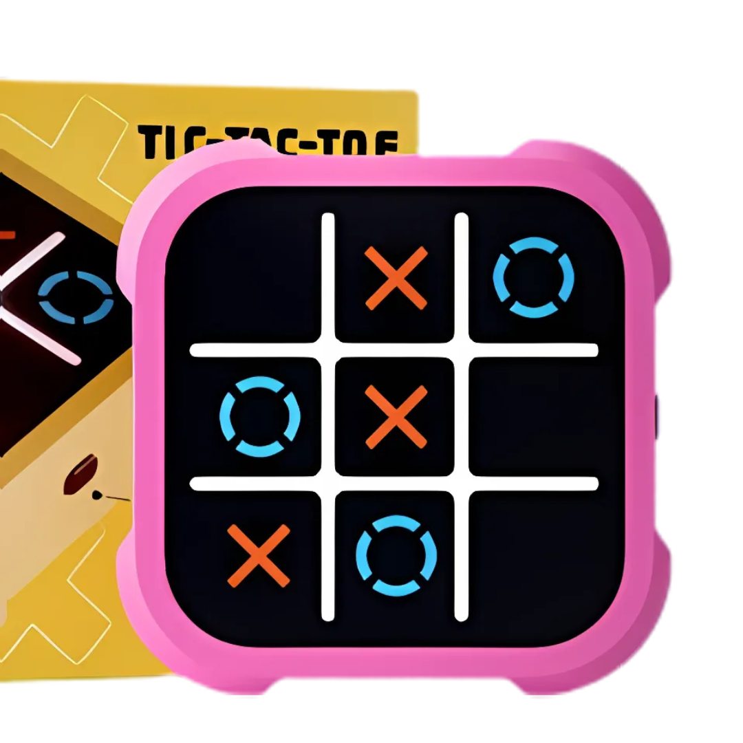 Kletshuts™ FunTicTacToe: Interactief Elektronisch Boter-Kaas-En-Eieren Spel Voor Alle Leeftijden