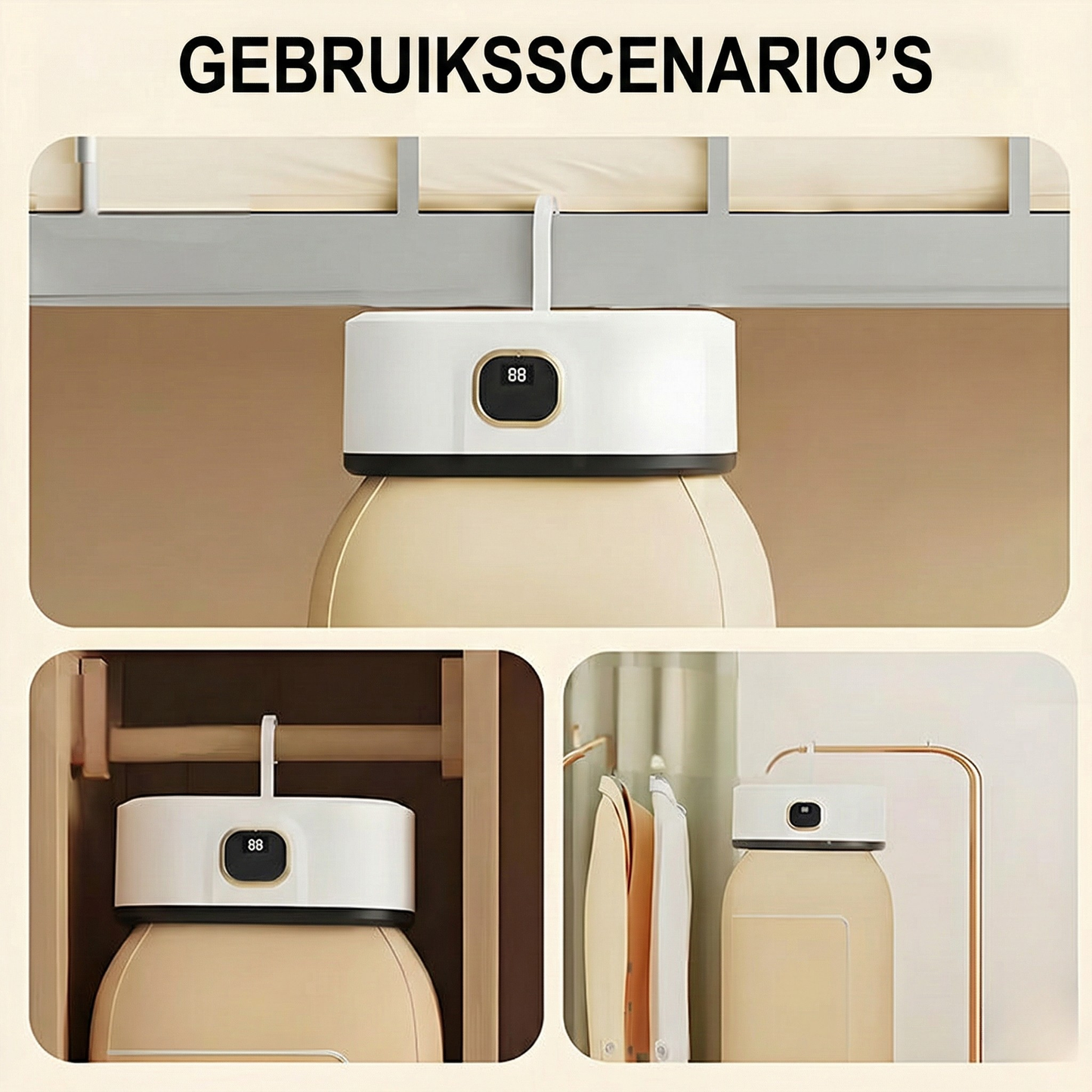 Draagbare opvouwbare mini-droger