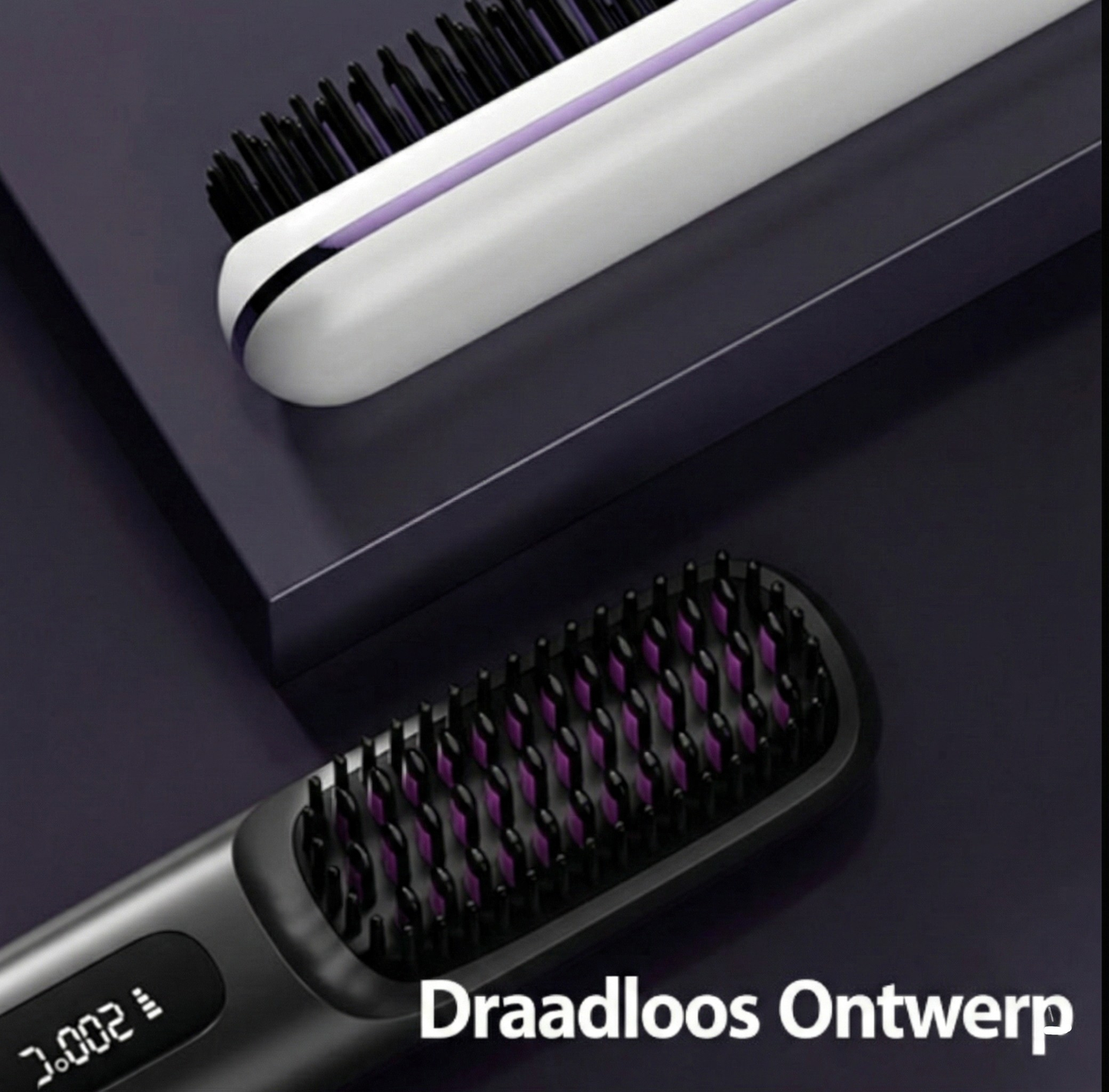 Intelligente stylingborstel voor kort haar