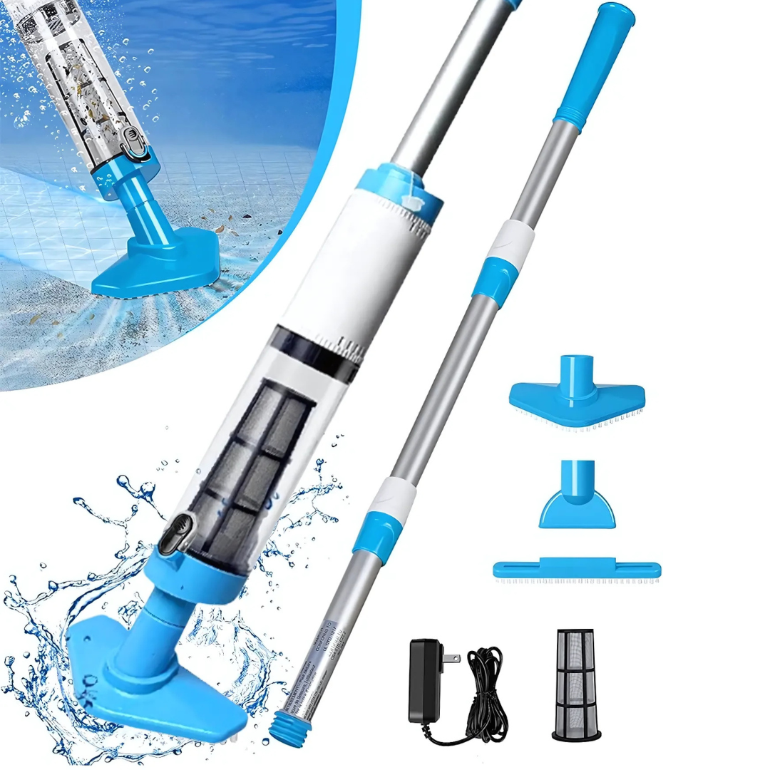 Cleaner Pro° PoolCleaner: Oplaadbare Handbediende Zwembadstofzuiger