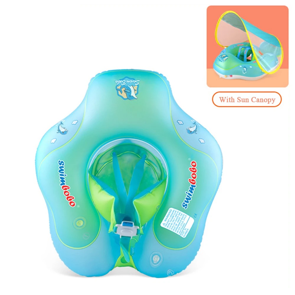 Kletshuts™ BabyFloat: Baby Zwembaddrijver Met Ingebouwde Zonnescherm