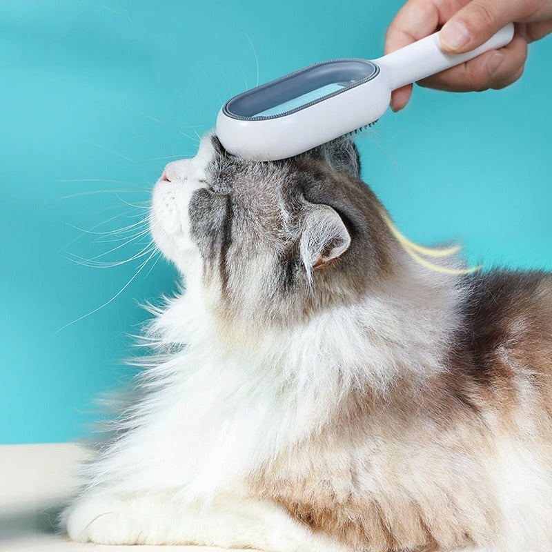 DogCatFri™ GroomingBrush 1+1 GRATIS: Huisdierhaarverwijderaar En Massageborstel