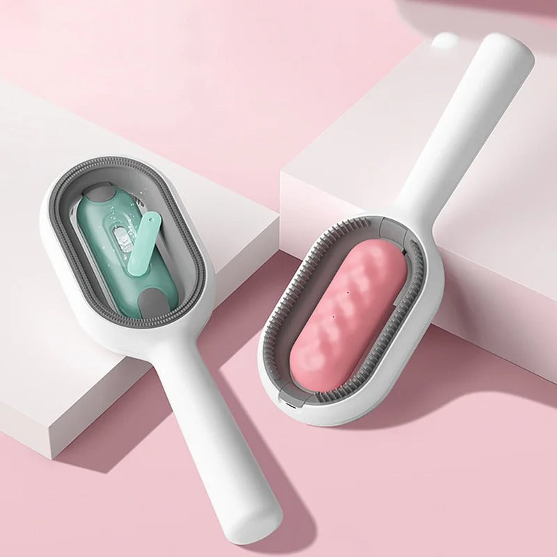 DogCatFri™ GroomingBrush 1+1 GRATIS: Huisdierhaarverwijderaar En Massageborstel